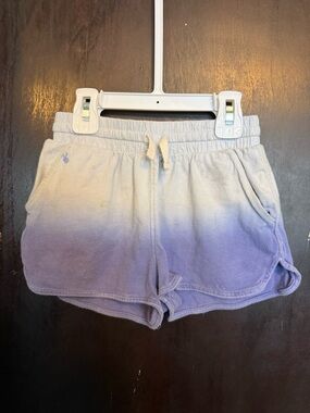 Tea Collection 6T play condition Ombre Purple Lounge Shorts - Drawstring Waist